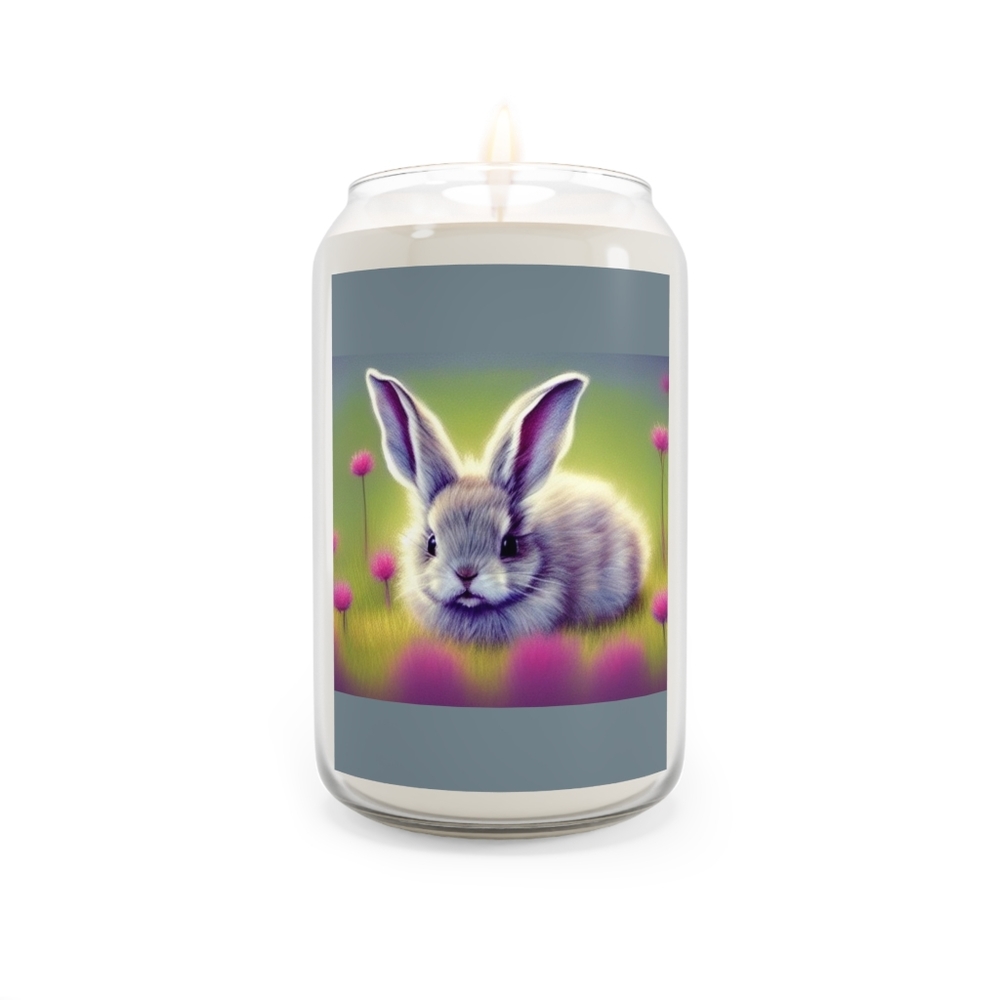 Wildlife & Whimsy Bunny Series - Bentley - Scented Candle, 13.75oz